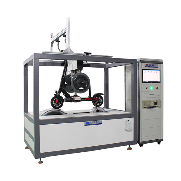 EN 14619 Scooter Dynamic Durability Tester GB/T 20096 Electric Kick Scooter Road Simulator 700mm Roller Range Fatigue Test Machine