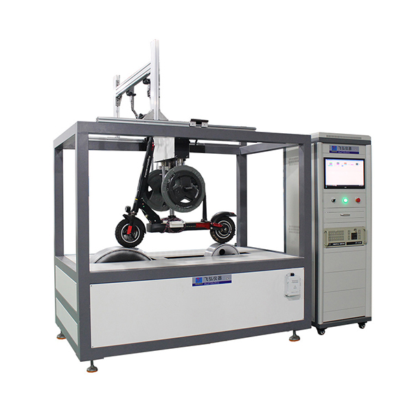 EN 14619 Scooter Dynamic Durability Tester GB/T 20096 Electric Kick Scooter Road Simulator 700mm Roller Range Fatigue Test Machine