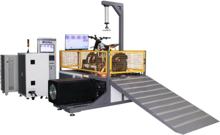 90kW High-Performance E-Motorcycle Chassis Dynamometer 180km/h Racing Electric Motorcycle Performance Test Bench with 2000Nm Sensor