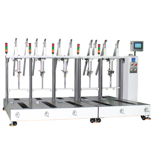 5 Station Scooter Production Line Aging Testing Machine Footboard Load Speed and Foot Switch for End-of-Line Quality Verification