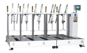 5 Station Scooter Production Line Aging Testing Machine Footboard Load Speed and Foot Switch for End-of-Line Quality Verification