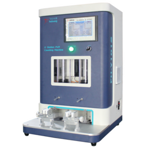 2-Station Vape Puff Counter & Draw Resistance Testing Machine | Button-Activated E-Cigarette Airflow and Aerosol Performance Tester